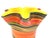 Glass Neon-Colored Murano Fazzoletto Swirl Vase from Venini For Sale - Image 7 of 16