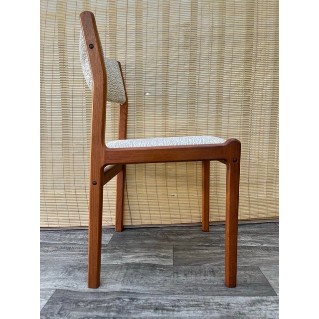 Wood Mid-Century Danish Modern Dining Chairs by j.l. Moller-Hojbjerg, Denmark. Set of Six For Sale - Image 7 of 12