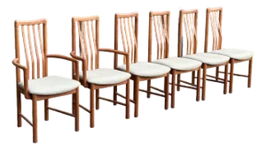 1990s Benny Linden Danish Modern Teak Dining Chairs - Set of 6