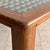 Coffee table in wood and glass, finely crafted with a checkerboard design in the center of the top, Italian manufacture,...