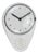 Mid-Century Modern White Wall Clock & Timer by Max Bill for Junghans, Germany, 1950s For Sale