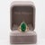 Modern 7.5Ct Zambian Emerald Ring With Earth-Mined Diamond Accents: 14k Gold, Size 6.75 For Sale - Image 3 of 9