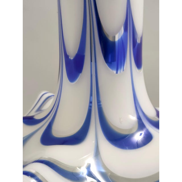 Vintage Italian Murano Glass Bell Pendant from Mazzega, 1970s For Sale - Image 11 of 16