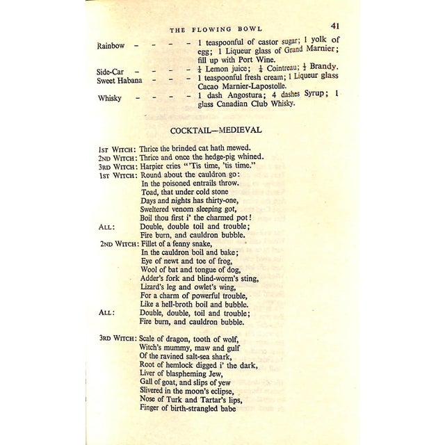 Paper "The Flowing Bowl a Selection From the Best That Has Been Said on Drinks, Drinking, and Drinkers" Mortlock, Geoffrey and Williams, Stephen For Sale - Image 7 of 7