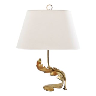 Brass Table Lamp from Osvaldo Borsani, 1950s For Sale