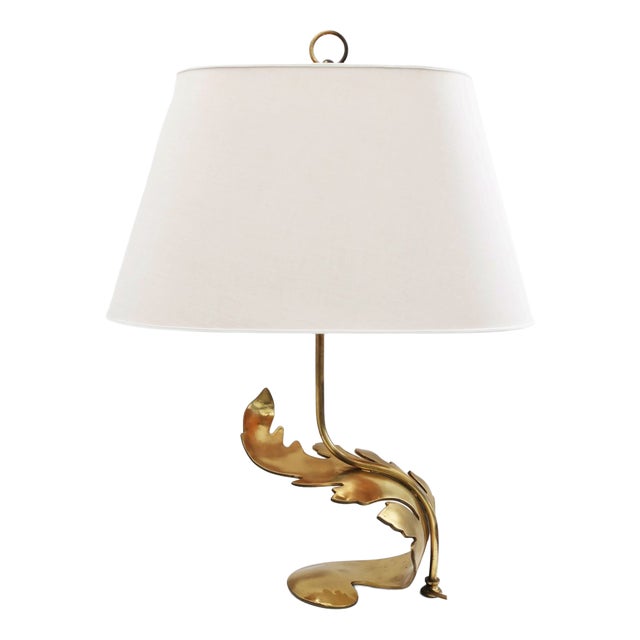 Brass Table Lamp from Osvaldo Borsani, 1950s For Sale