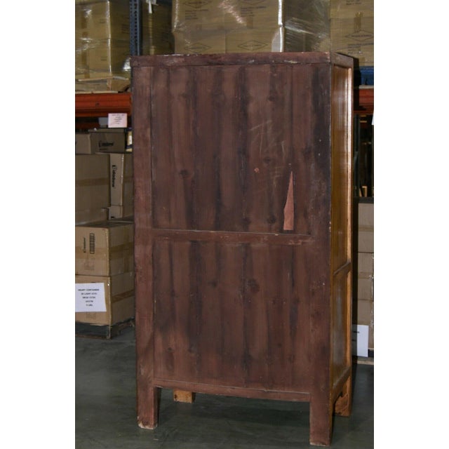 Late 19th Century 19th Century Ming Style Chinese Cabinets or Armoires - a Pair For Sale - Image 5 of 12