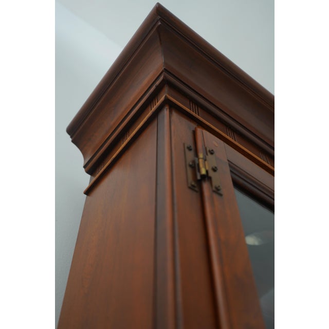 Lexington Country Cherry China Cabinet Hutch For Sale - Image 12 of 18