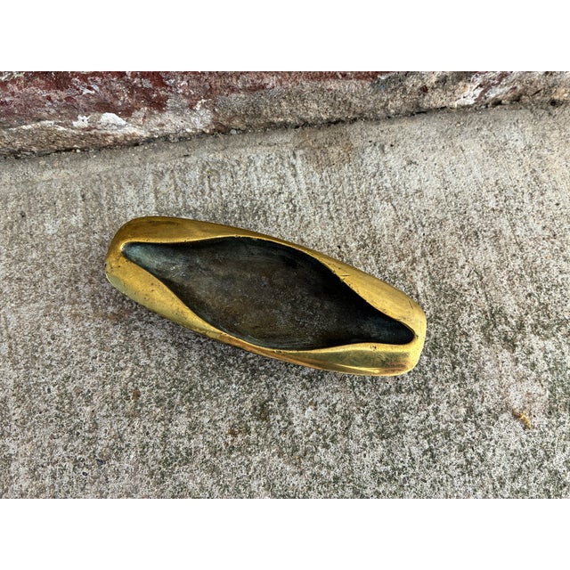 Bronze Vintage Solid Bronze Ring Dish For Sale - Image 8 of 11