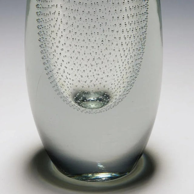 Vintage Art Glass Vase attributed to Gunnel Nyman for Nuutajarvi Notsio, 1959 For Sale - Image 6 of 11