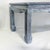 Vintage Swedish Blue-Grey Wash Wood Coffee Table With Ming Style Leg and Shagreen Top For Sale In New York - Image 6 of 17