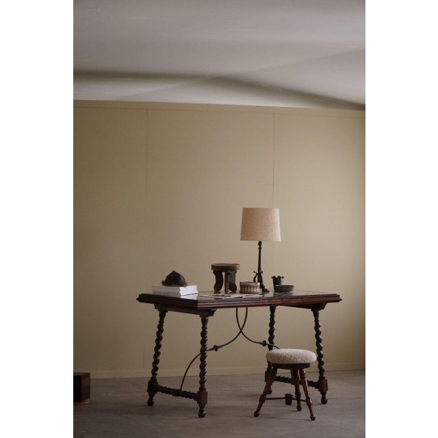 Danish Art Nouveau Table Lamp in Bronze, 1920s For Sale - Image 10 of 18