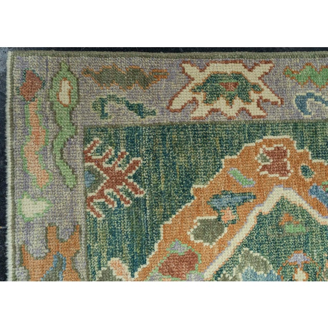 Turkish Oushak Rug 2'9" x 10' #19067 For Sale - Image 4 of 8