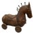 Antique Folk Art Wooden Horse Pull Toy & Storage Box – Iron Nail Mane, Hinged Saddle Lid, Rustic Patina, 19th Century. For Sale