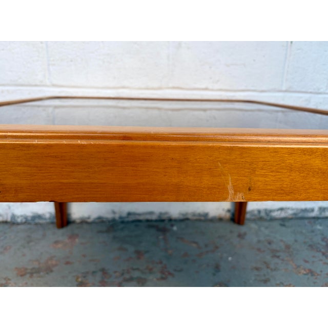Mid 20th Century Mid-Century Modern Smoked Glass Coffee Table For Sale - Image 9 of 14