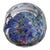 Blue English Whitefriars Glass Millefiori Faceted Glass Paperweight C1920 For Sale - Image 8 of 12