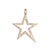 Contemporary Multi Gemstone Star Pendant Estate 14k Gold Emerald Ruby Sapphire Fine Jewelry For Sale - Image 3 of 4