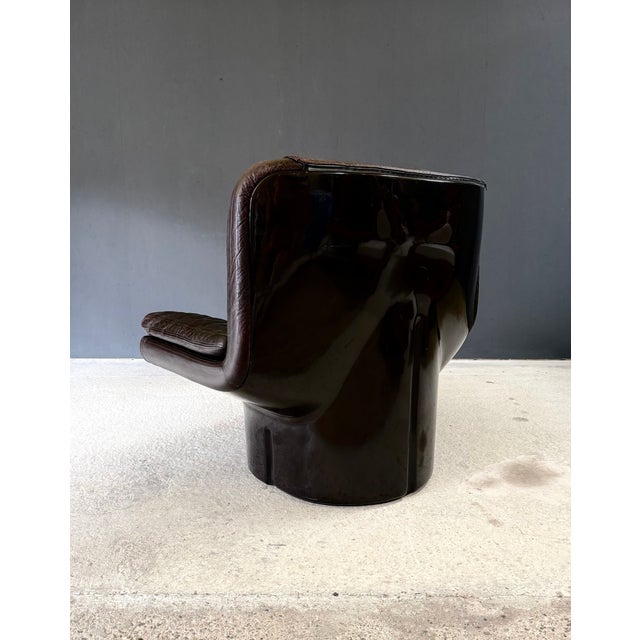 1970s IL Poltrone Lounge Chair by T. Ammannati & G.P. Vitelli for Comfort, Italy, 1973 For Sale - Image 5 of 18