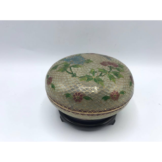 19th Century French Plique A Jour Cloisonne Mosaic Lidded Bowl On Stand Chairish