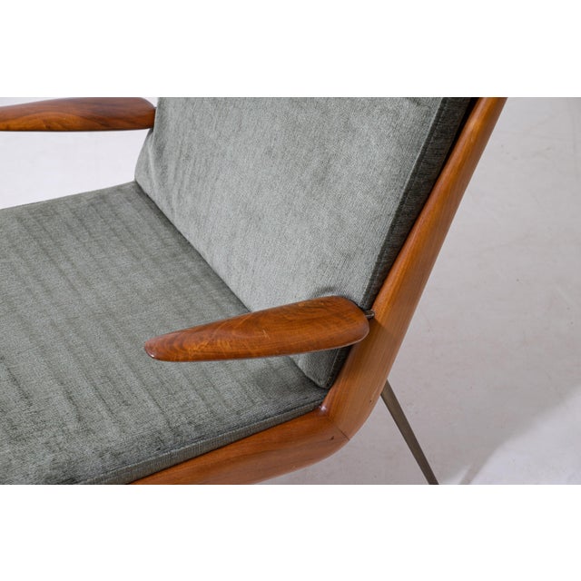 Boomerang Lounge Chair by Peter Hvidt & Orla Møgaard-Nielsen, 1990s For Sale - Image 16 of 17