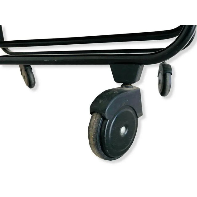 Mid-Century Black Trolley, 1960s For Sale - Image 11 of 13