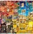 Street Art Mike Falcon, Large Mike Falcon Torn Paper Collage Painting Assemblage Pop Art Decollage For Sale - Image 3 of 18