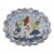 Vintage Amm Faenza Garofano Serving Bowl - Hand-Painted Italian Majolica For Sale