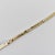 Vintage 14k Gold Herringbone Link Diamond Bracelet For Sale - Image 4 of 9