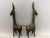Metal Large Brass Donkey Statues, 1950s, Set of 2 For Sale - Image 7 of 15