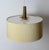 1970s Swedish Modern Minimalist Brass and Silk Drum Pendant Light, 1970 For Sale - Image 5 of 16