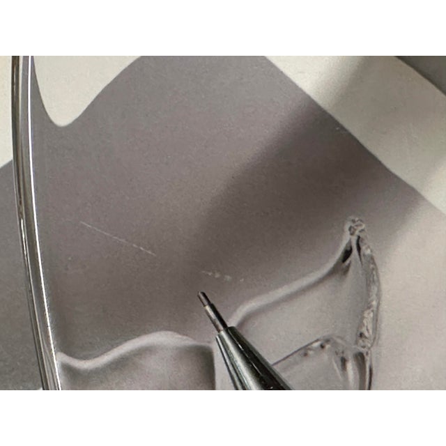 Glass Mid 20th Century Steuben Calyx Art Glass Crystal Bowl For Sale - Image 7 of 7