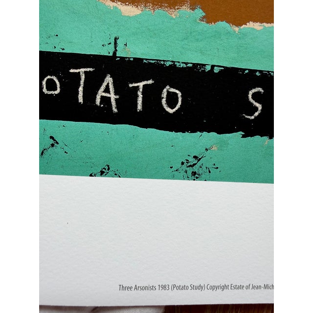 Contemporary Jean Michel Basquiat (1960-1988), Three Arstonists, 1983, (Patato Study), Copyright Estate of Jean Michel Basquiat, Licensed by Artestar Ny For Sale - Image 3 of 7