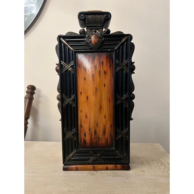 Ceramic Antique Baroque Style Architectural Ceramic Decanter Bottle With Stopper For Sale - Image 7 of 7