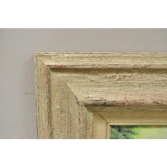 Late 20th Century Dom Dominic Mingolla Enamel on Copper Framed Painting Horse Jockey Race Derby For Sale In Philadelphia - Image 6 of 12