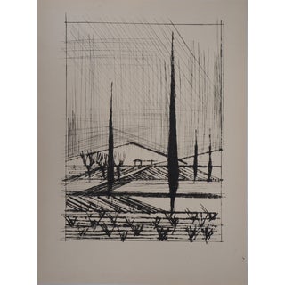 Bernard Buffet, Italian Landscape, Etching For Sale