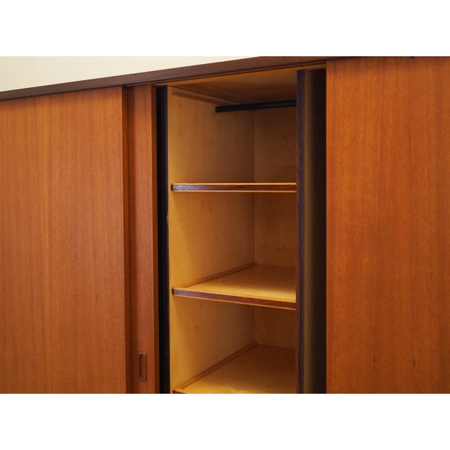 Danish Teak Wardrobe, 1960s For Sale - Image 11 of 18