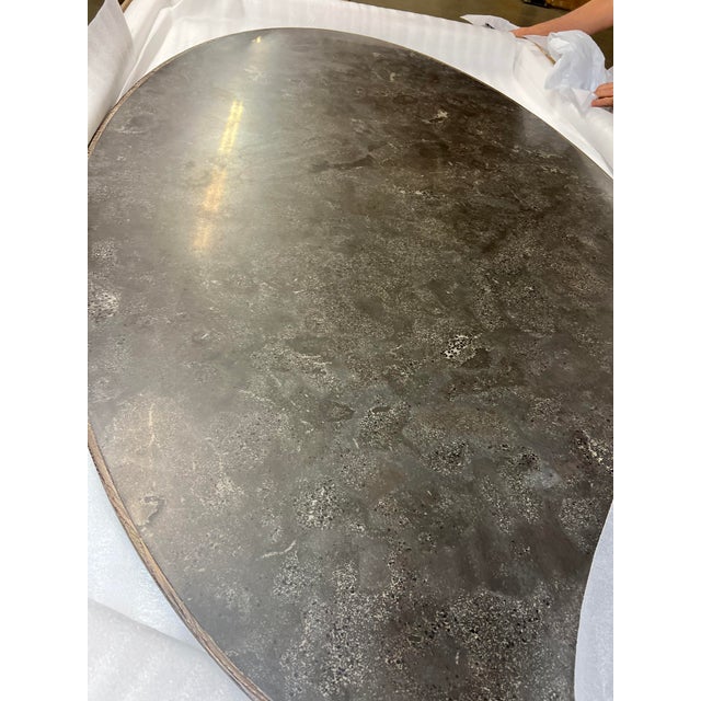 Bluestone Oval Dining Table For Sale - Image 9 of 11