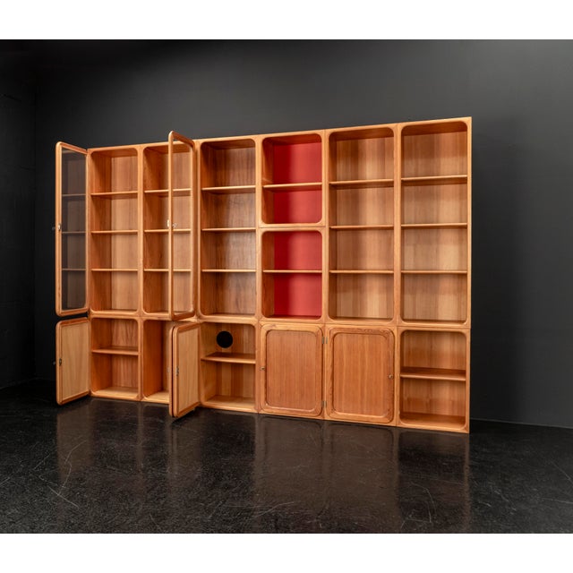 Modular Wall Unit in Pine, 1950s, Set of 13 For Sale - Image 11 of 18