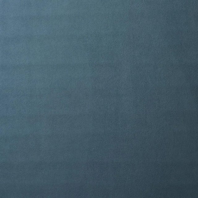 Schumacher Sample - Schumacher Vegan Suede Fabric in Slate Blue For Sale - Image 4 of 4