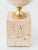 1970s Mid-Century Italian Travertine and Brass Table Lamp attributed to Philippe Barbier, 1970s For Sale - Image 5 of 18