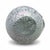 Glass Iridescent Art Glass Apple Paperweight-White Spatter Glass-Hand Blown-Sculpture For Sale - Image 7 of 8