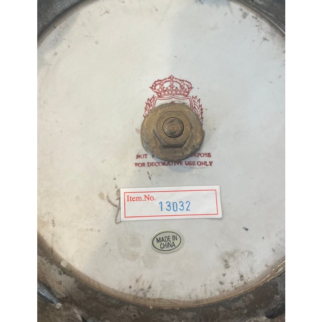 Miramar‑Style Porcelain & Bronze Centerpiece For Sale - Image 4 of 4