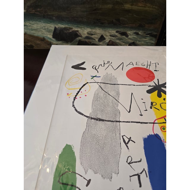 Vintage Mid Century Modern Signed Miro Lithograph For Sale - Image 11 of 12
