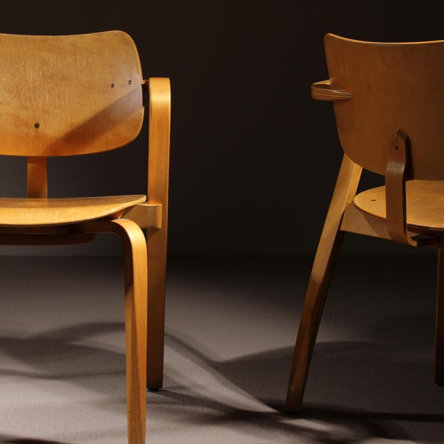 1960s Vintage Aslak Armchairs by Ilmari Tapiovaara for Asko, 1960s, Set of 6 For Sale - Image 5 of 14