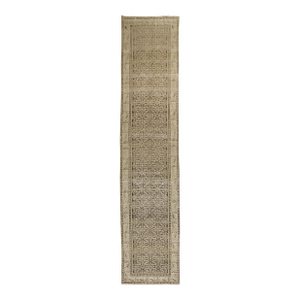 Antique Zabihi Collection Rustic Brown Malayer Runner