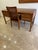 Mid-Century Modern Crate and Barrel Solid Wood Desk With Caining and Matching Chair For Sale - Image 3 of 18