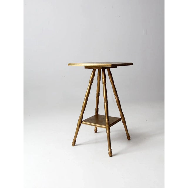 Antique Painted Side Table For Sale - Image 10 of 13