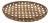 Large Round Bamboo Wooden Tray 26"D For Sale