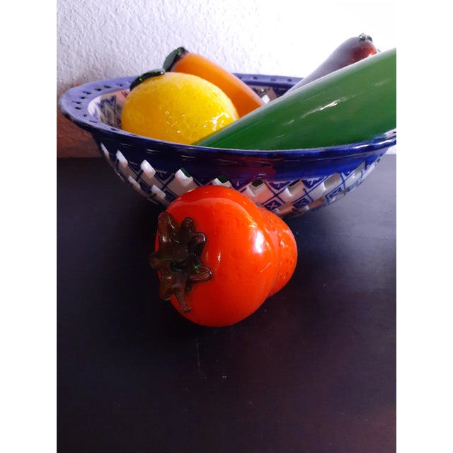 Contemporary Hand Blown Art Glass Vegetable Figurines- Set of 8 For Sale In Dallas - Image 6 of 11