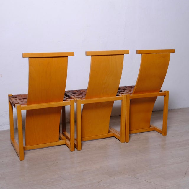 Unique set of three vintage chairs dating back to the 1960s and 1970s. Designed by the famous Finnish designer Alvar...